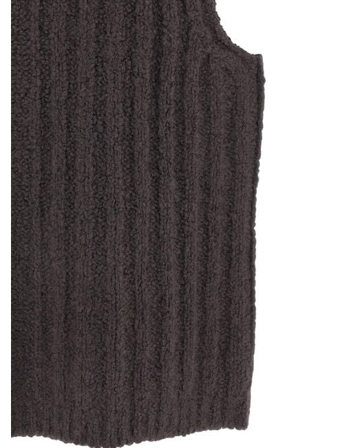 Rick Owens Black 'Hooded Tank' Top for men