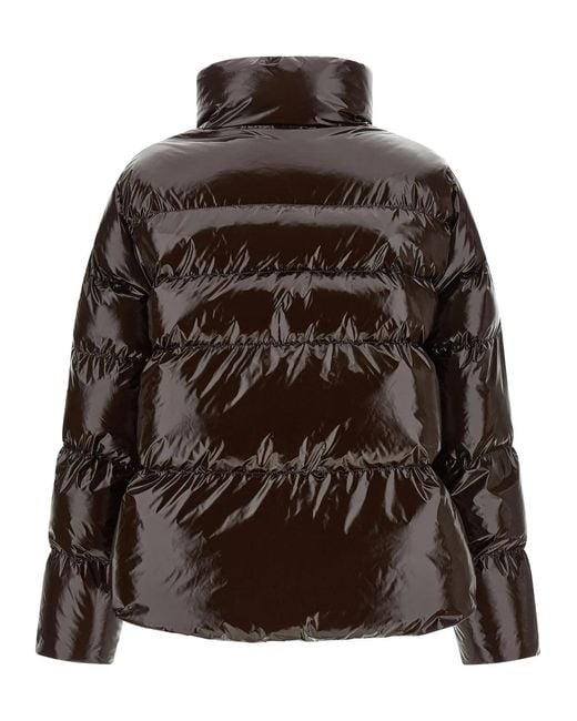 Pinko Brown 'Love Birds' Down Jacket