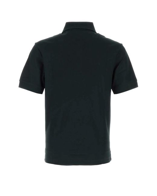 Burberry Black Shirt Collar Polos for men