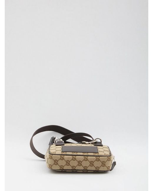 Gucci Natural Gg Canvas Mini Bag for men