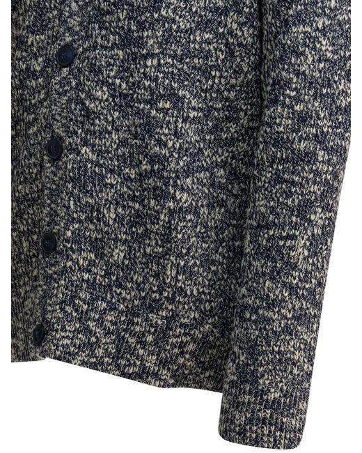 NN07 Gray Cotton Knitwear for men