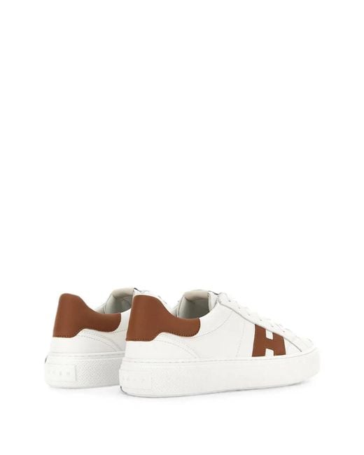Hogan White Crosswind Sneakers for men