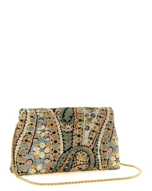 Dries Van Noten Metallic 'Envelope' Clutch