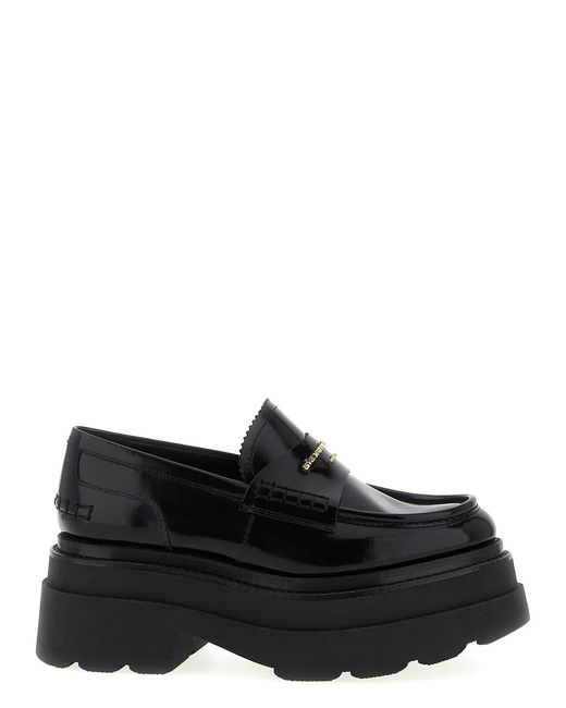 Alexander Wang Black Carter Platform' Loafers
