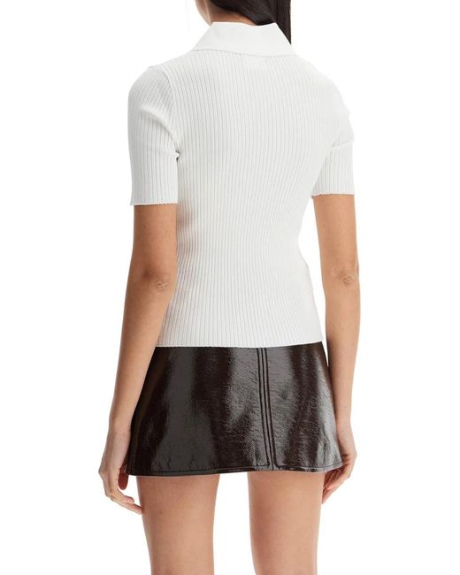 Courreges White Courregès Signature Polo