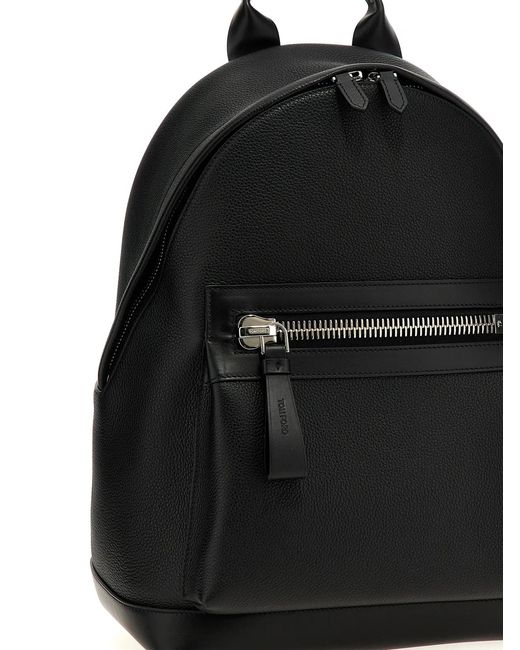 Tom Ford Black 'Buckley' Backpack for men