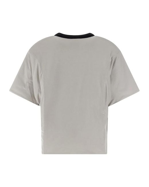 Y-3 Gray Padded' T-Shirt for men