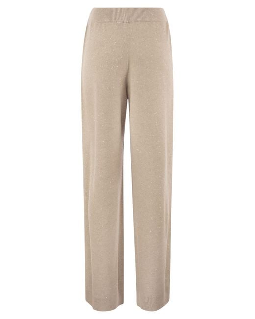 Fabiana Filippi Natural Knitted Trousers