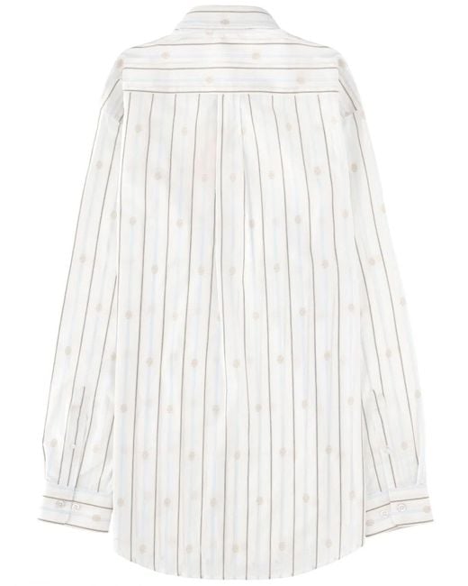 Drole de Monsieur White Cotton Shirt for men