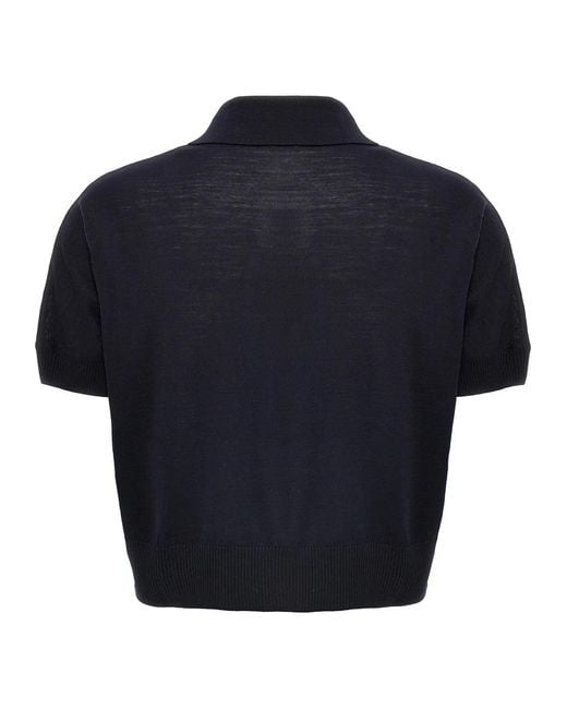 Khaite Blue 'Morgane' Top