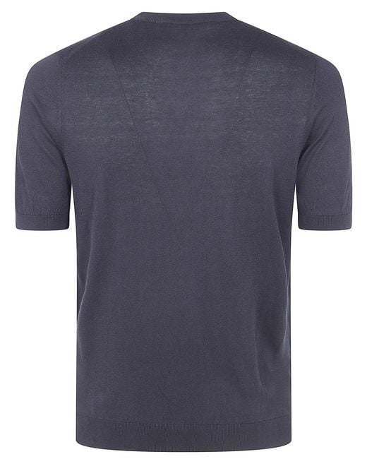Tagliatore Blue Classic T-Shirt for men