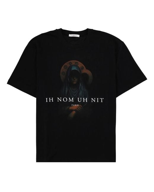 Ih Nom Uh Nit Black "Holy Mary" T-Shirt for men