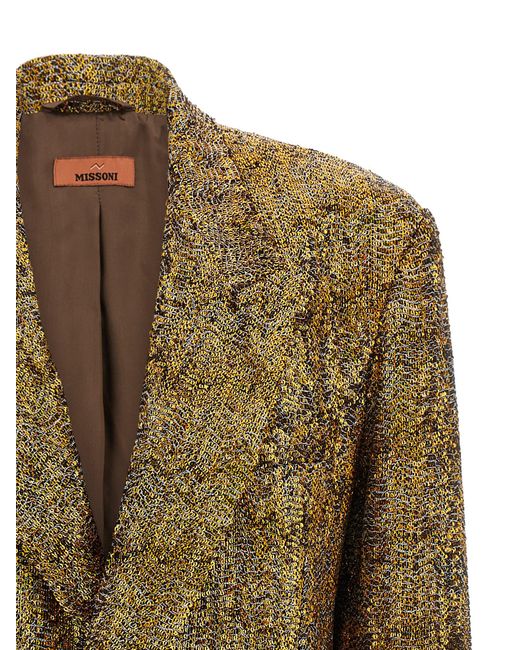 Missoni Green Sequin Blazer