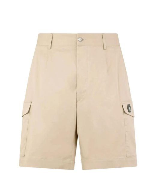 Philipp Plein Natural Cargo Shorts for men