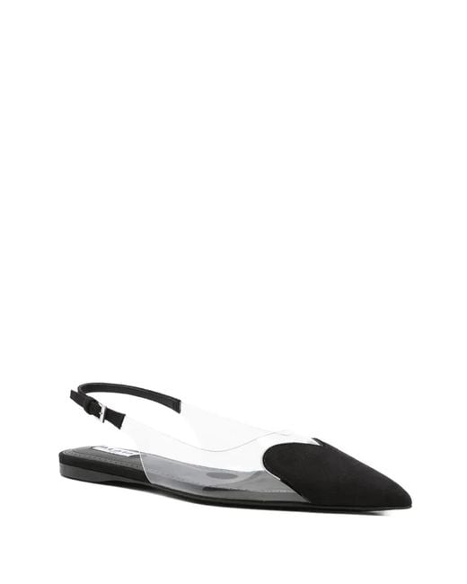 Alaïa White Alaia Flat Slingbacks