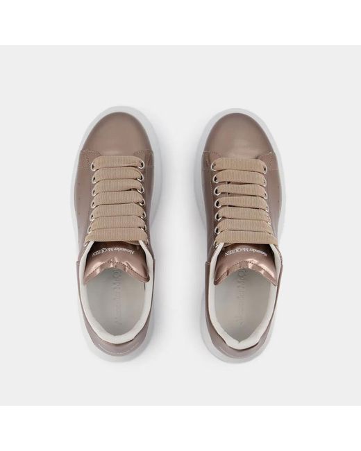 McQueen Brown Oversized Sneakers