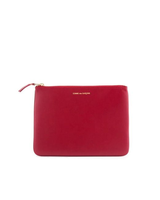 Comme des Garçons Red Wallet Classic Plain Wallet