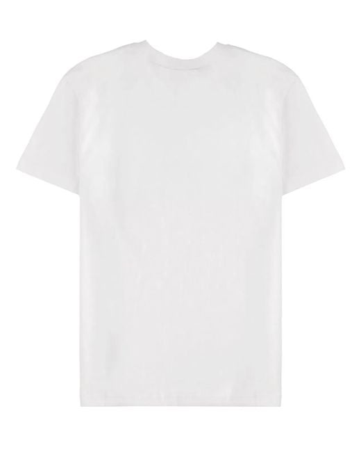 Versace Jeans Couture White T-Shirt With Logo for men