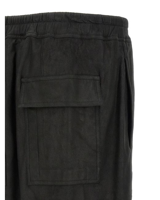 Rick Owens Black 'Rick S Pods' Bermuda Shorts for men