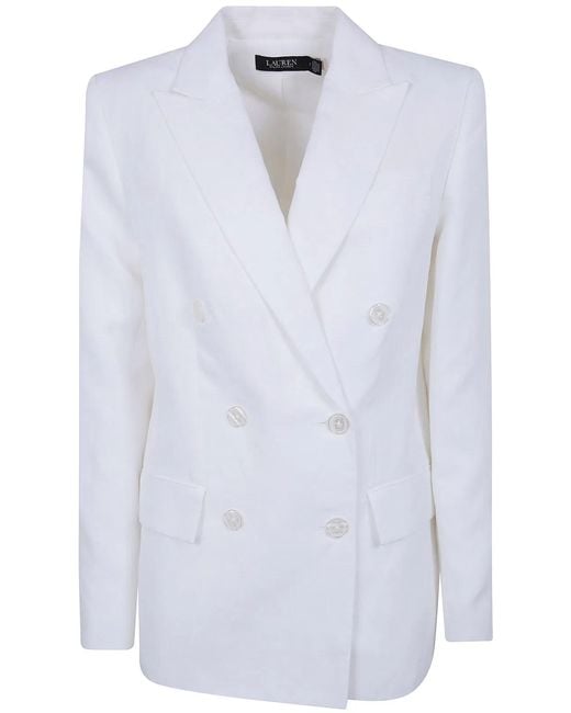 Ralph Lauren White "Narain" Blazer
