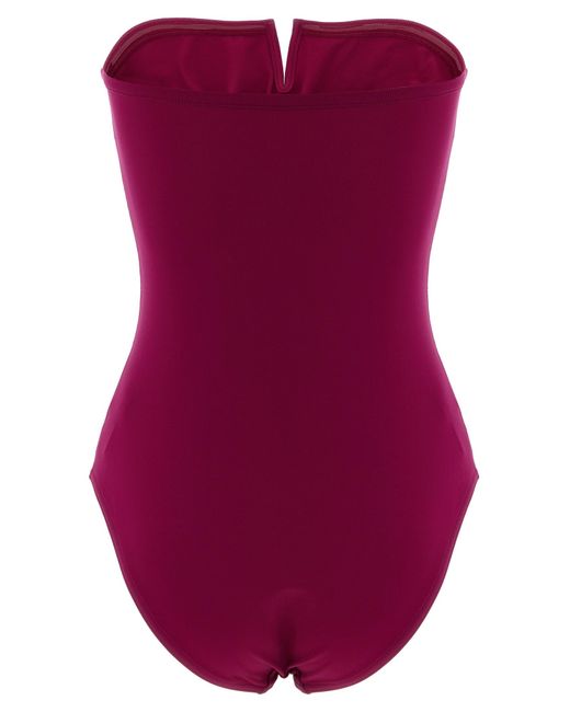Eres Purple 'Apparence' One-Piece Swimsuit