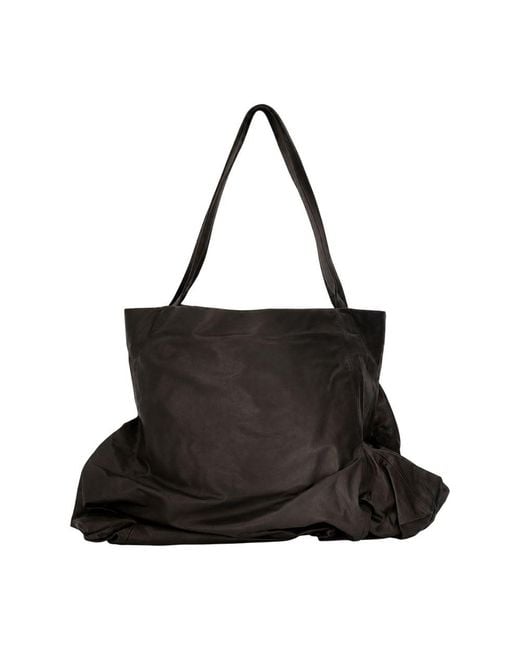 Yohji Yamamoto Black Unevenness Shopper Bag