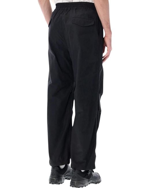 Nanamica Black Recycled Nylon Deck Pants for men