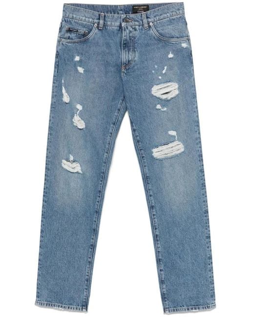 Dolce & Gabbana Blue Dolce & Gabbana Classic Jeans for men