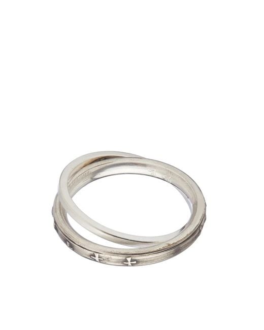 Werkstatt:münchen Metallic Anello Doppio for men
