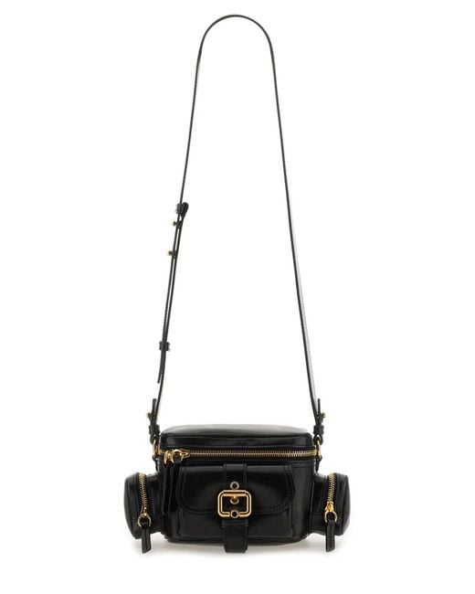 Chloé Black Leather Camera Bag