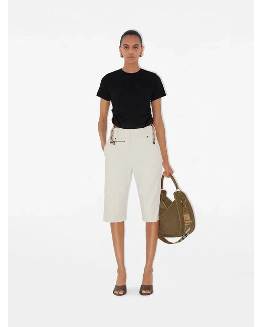 Burberry Black Festival-Style Cotton T-Shirt