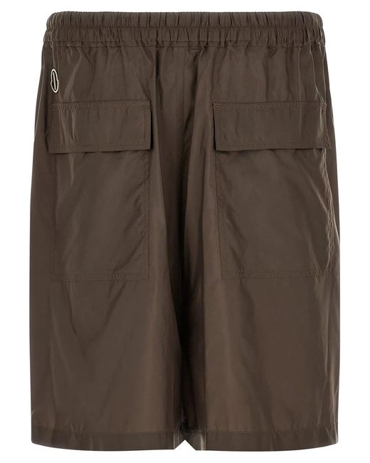 Rick Owens Brown Moncler + 'Kiltshorts' Bermuda Shorts for men