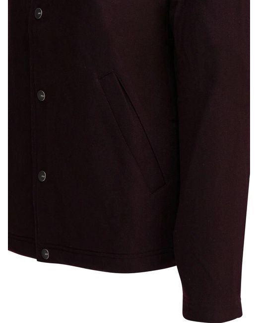 Autry Black Bordeaux Wool Blend Jacket