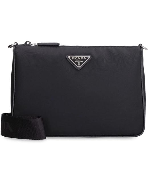Prada Black Bandoliera Bag for men