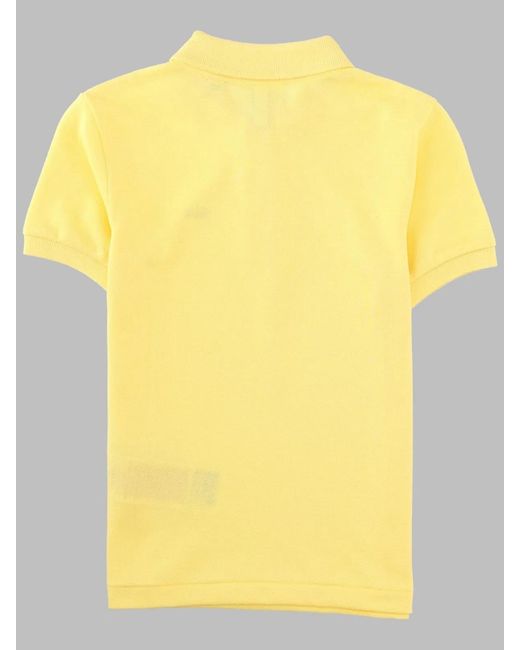 Lacoste Yellow Polo Con Logo