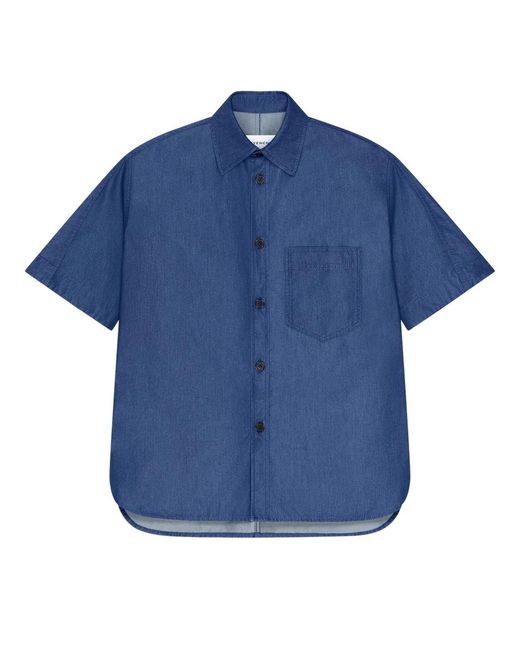 Givenchy Blue Couture Seam Shirt for men