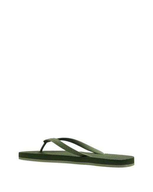 DSquared² Green Thong Flip-Flops With Logo for men