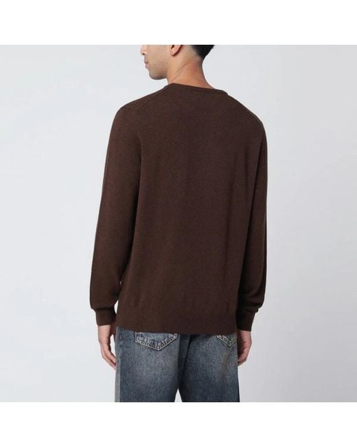 Polo Ralph Lauren Brown Wool Sweater for men