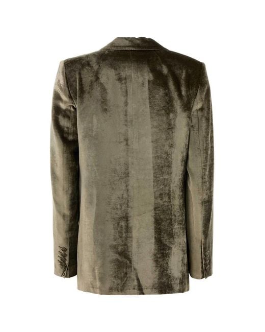 Etro Green Sage Velvet Blazer