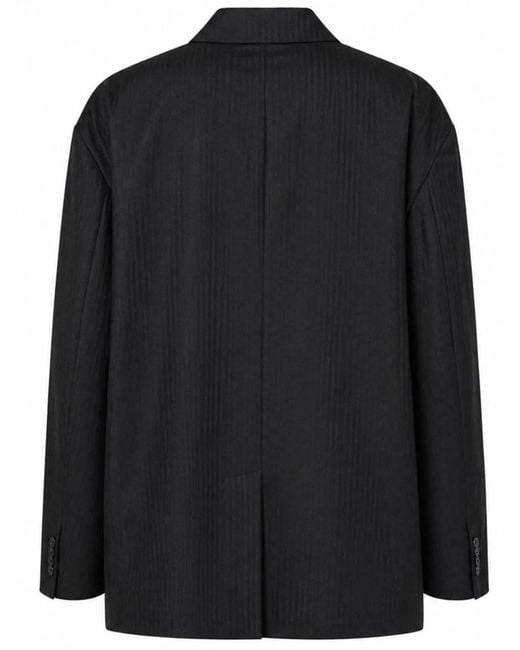 Acne Black Deconstructed Jacket