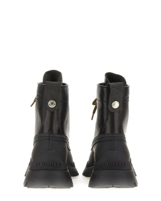 DSquared² Black Boot Canadian for men