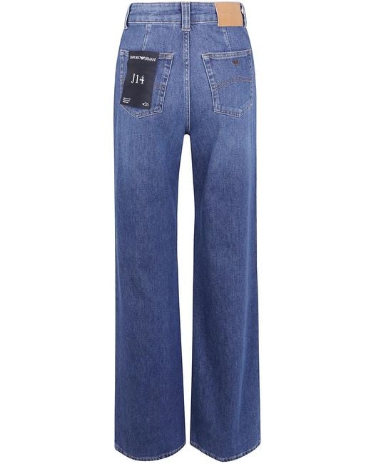 Emporio Armani Blue 5 Pockets Pants Jeans