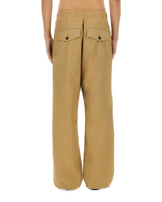 Dries Van Noten Natural Cotton Pants for men