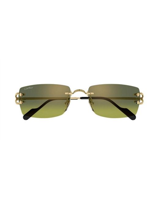 Cartier Ct0550S 006 in Green for Men | Lyst UK display picture 3