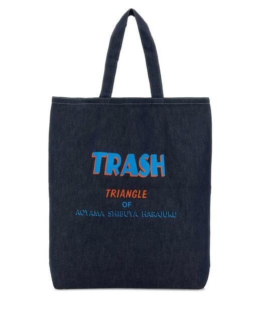 Needles Blue Grocery Bag for men