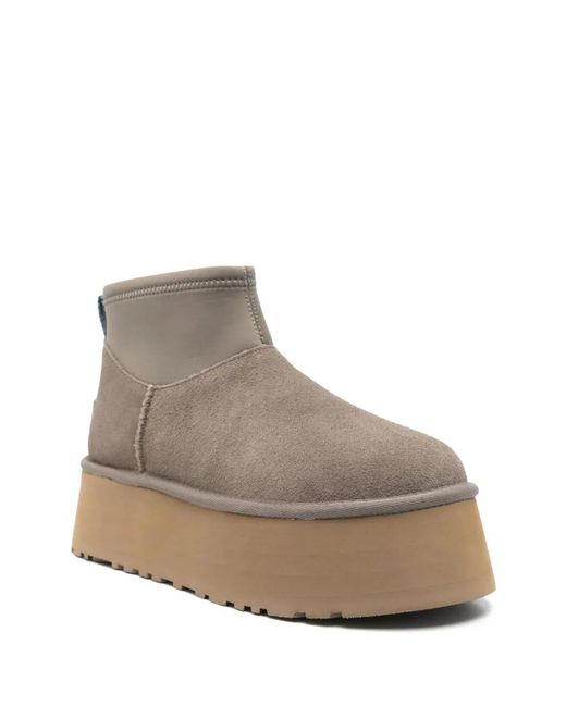 Ugg Gray W Classic Mini Dipper Boots