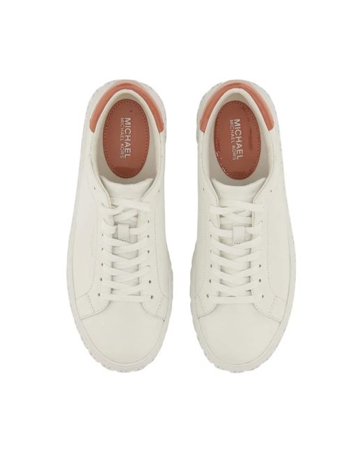 MICHAEL Michael Kors White Leather Sneaker