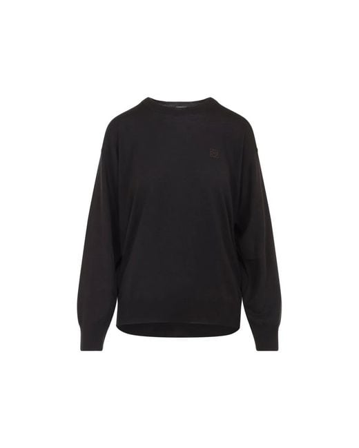 Loewe Black Wool Sweater