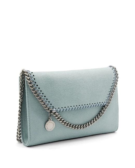 Stella McCartney Blue Falabella Wallet Crossbody Bag
