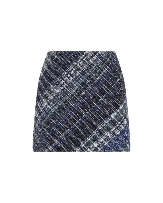 Missoni Blue Dark Tones Caperdoni Mini Skirt